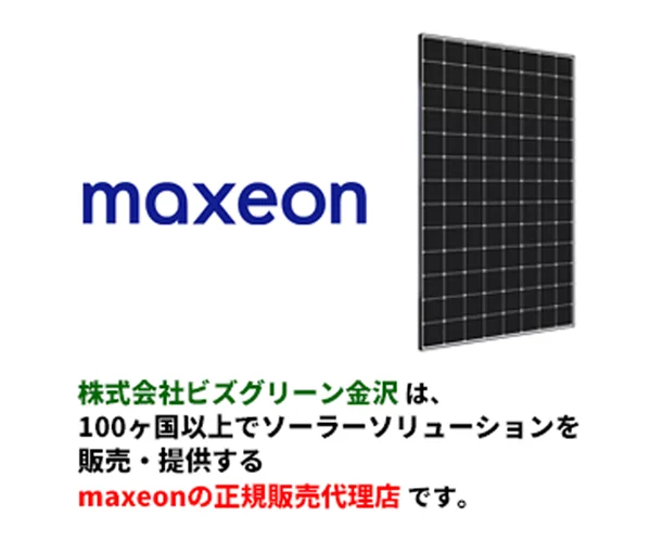 maxeon 正規代理店イメージ